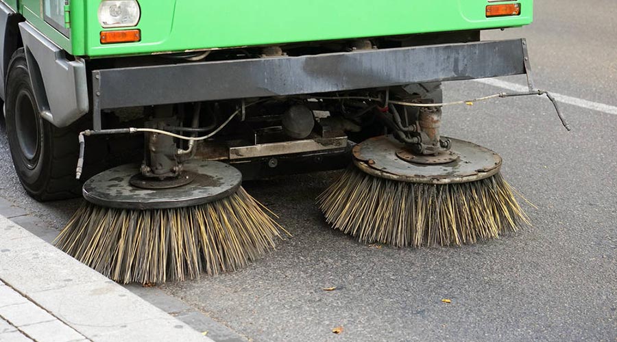 maquina para limpiar las calles